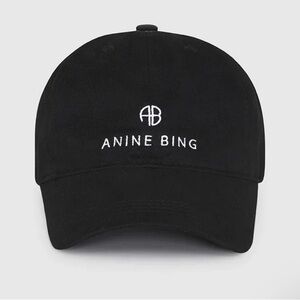 Anine Bing Classic Black Baseball Cap